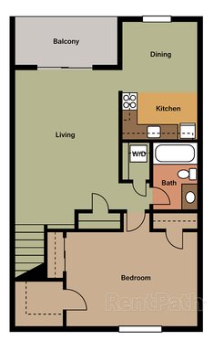 One Bedroom Prestige Style Apartment on the Second Floor