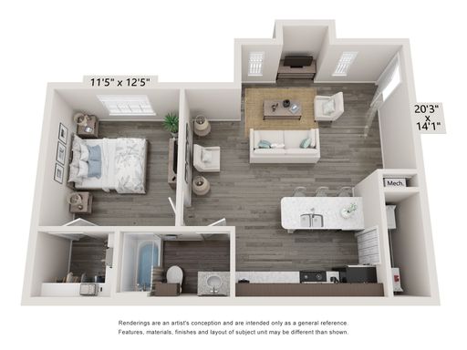 GARDEN 1 BED 1 BATH – photo 1