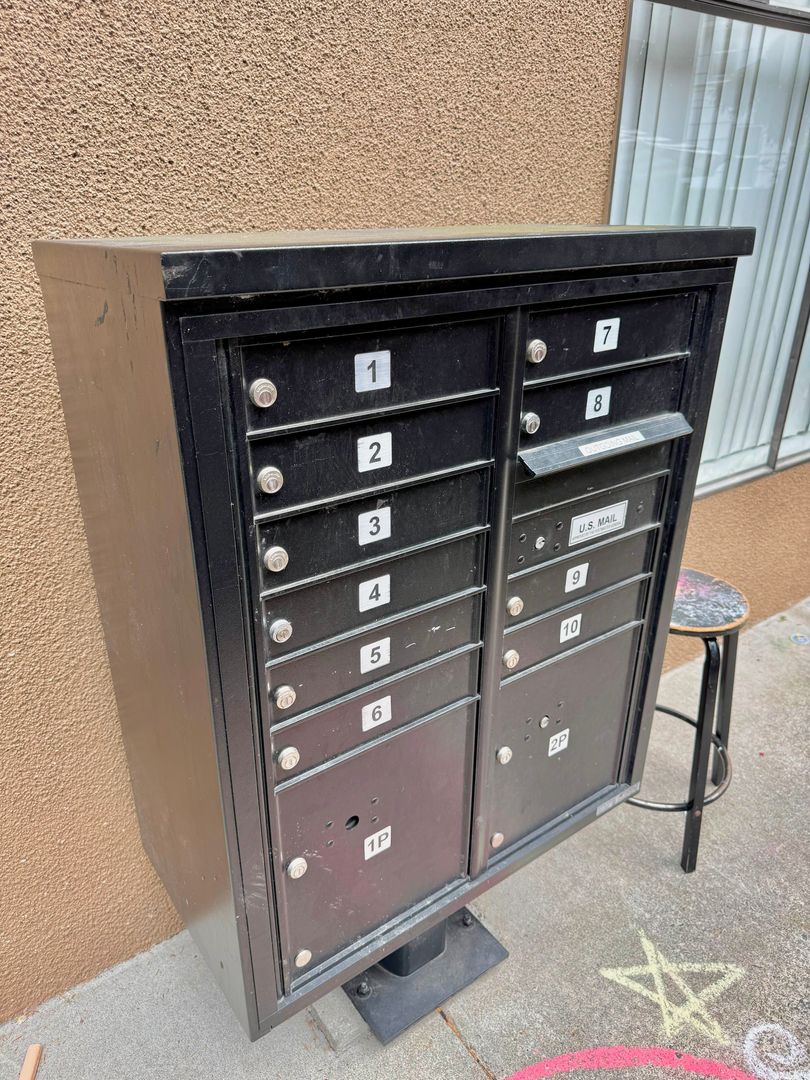 Mailroom at Comfortable Seattle Apartment in the Heart of the U-District