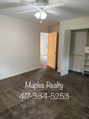 One bedroom – one bathroom apartment in Kirbyville Missouri