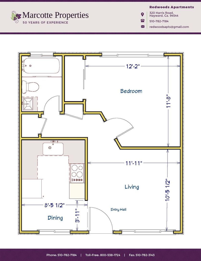 Hayward Apartment: 320 Harris Rd