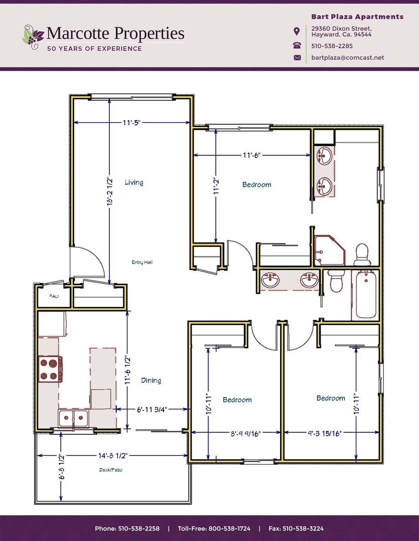 Hayward Apartment: 29360 Dixon St