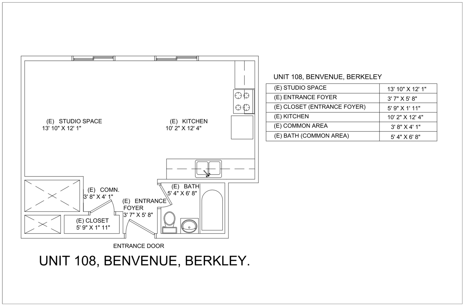 Berkeley Apartment: 2540 Benvenue Ave