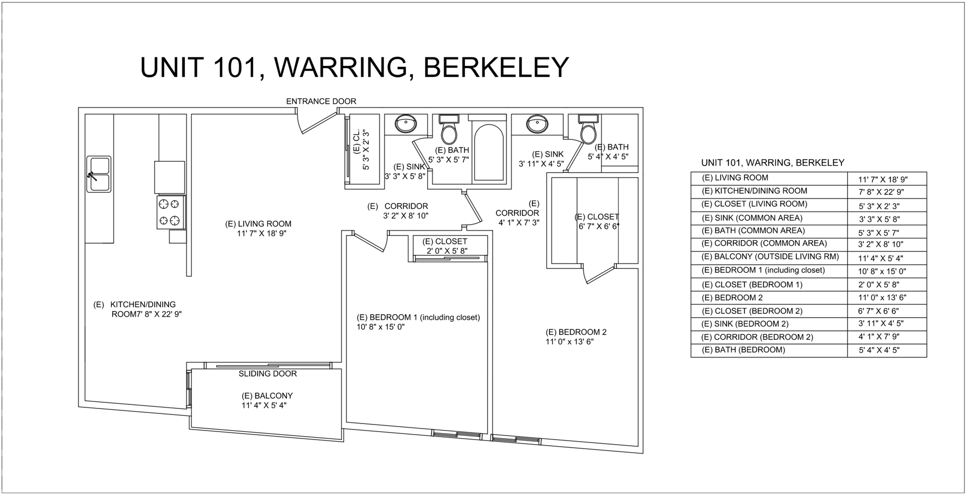Berkeley Apartment: 2467 Warring St