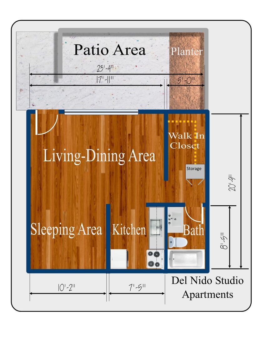 Modesto Apartment: 2012-2100 Wylie Dr.