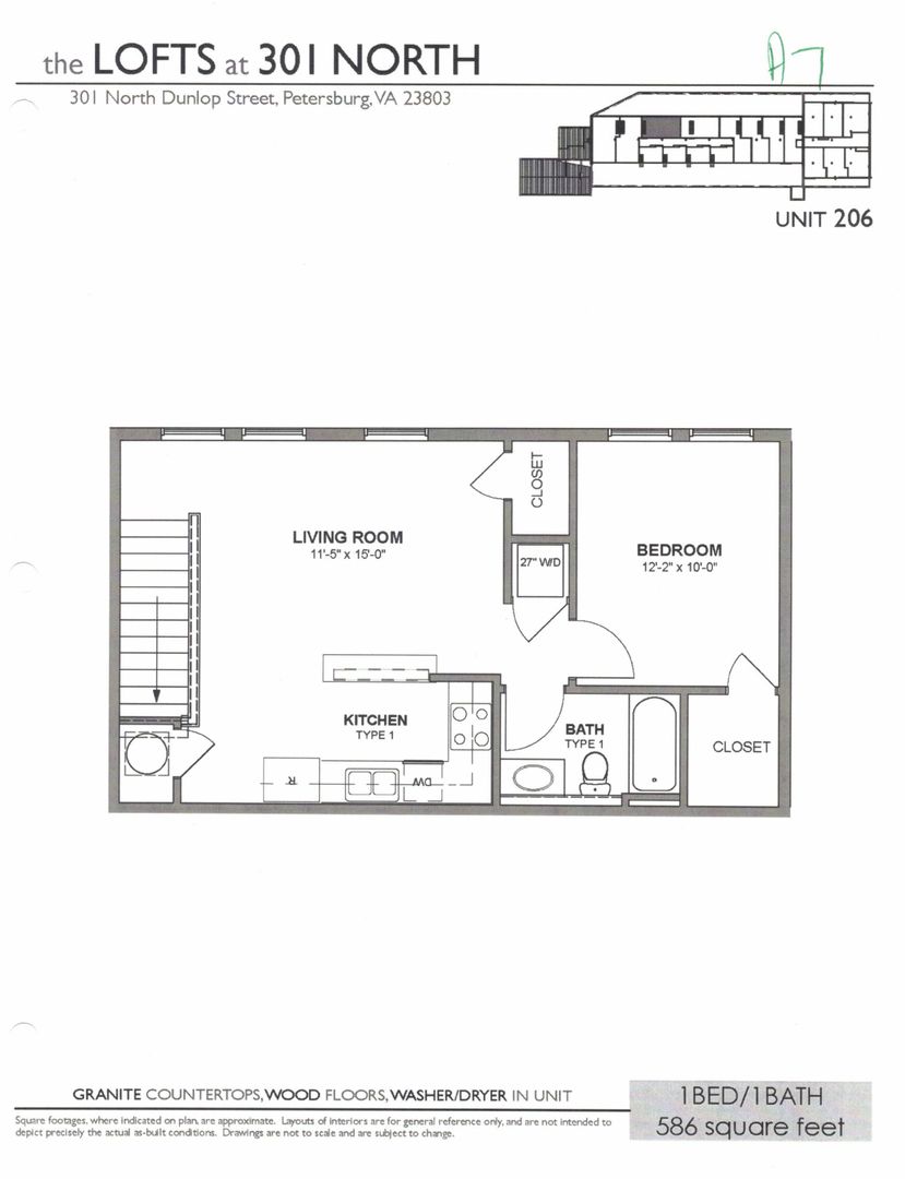 Petersburg Apartment: 301 N Dunlop Street