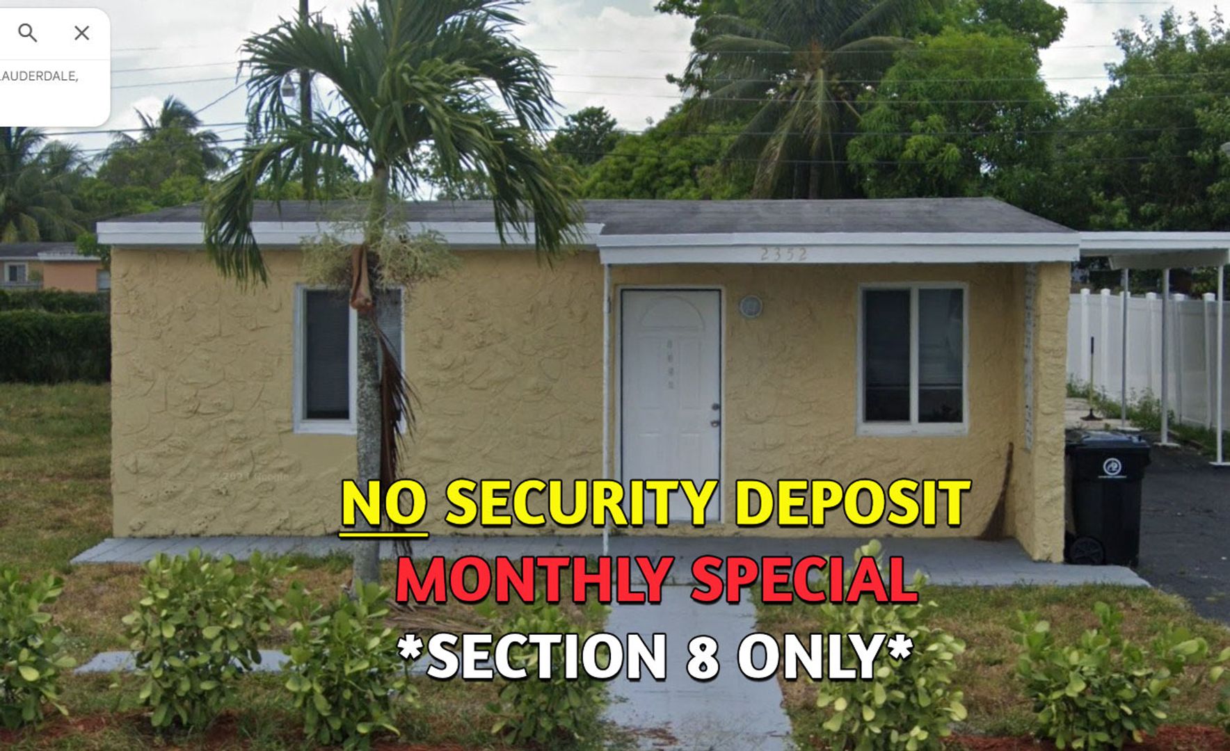 FORT LAUDERDALE House: 2352 NW 14 ST