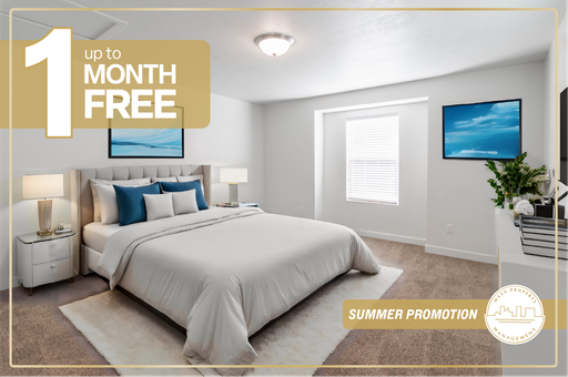 Up to one month free! 1-Bedroom Condos in Colony Farms in Magna. Now Leasing!