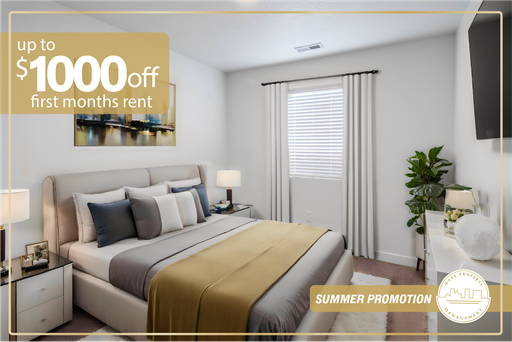 $1000 off your first month's rent! Gorgeous, 2-Story Premier Townhomes in The Boulders in Herriman. Spacious Floor Plan and Incredible Views!