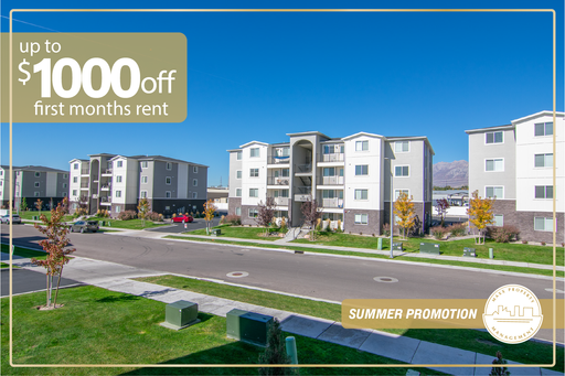 Up to $1000 off! Gorgeous 2-Bed, 2-Bath Apartment in Provo. Great Location! 4th Story