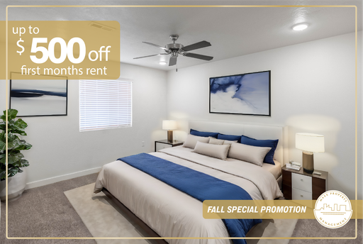 Up to $500 off! Gorgeous 2-Story Townhomes in Colony Farms in Magna. Luxurious Amenities. Now Leasing!