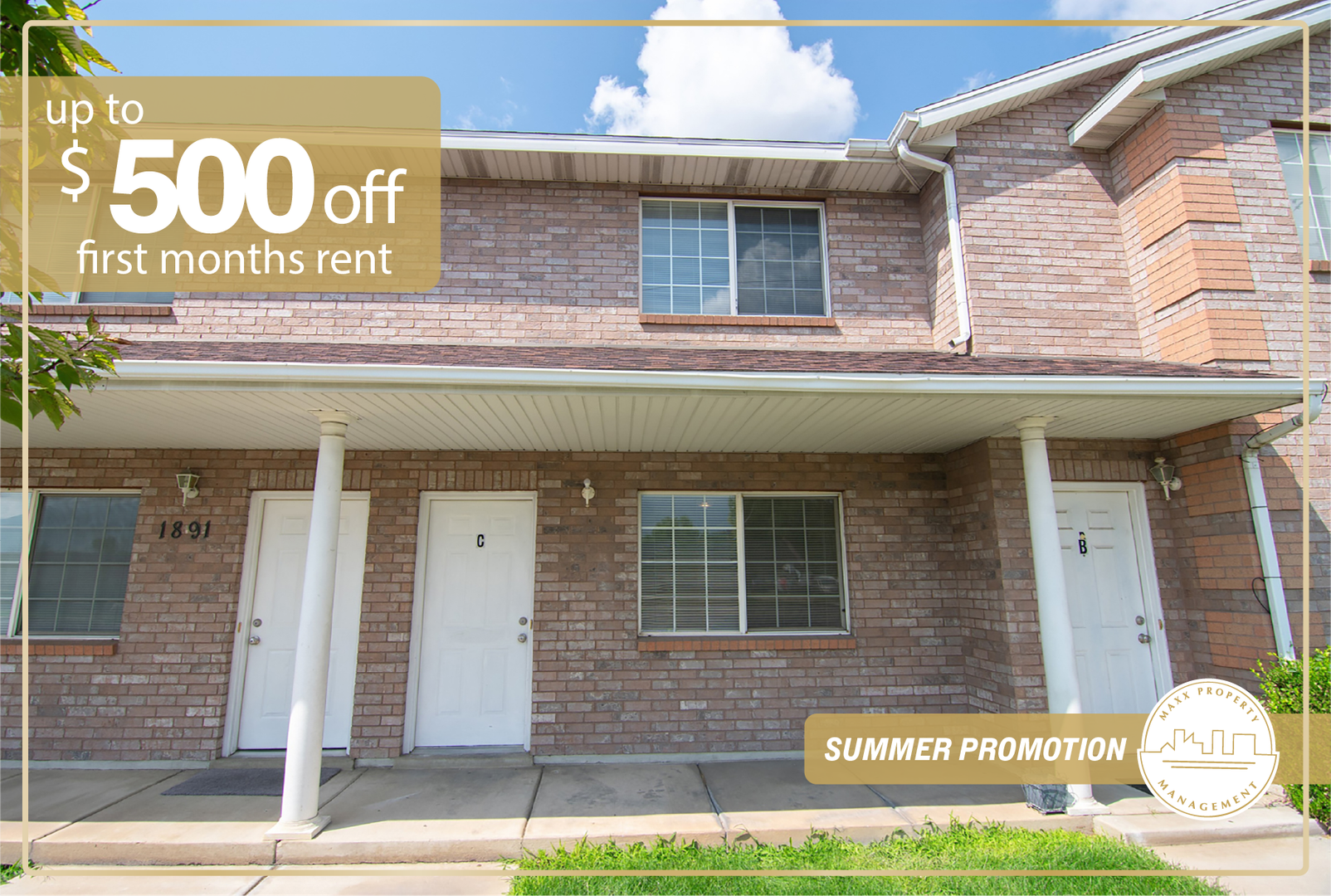 2 bedroom 1.5 bathroom rental in Layton, UT