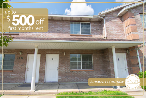 Up to $500 off! Great 2 Bed Townhome in Central Layton Location!