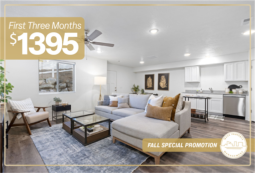 First 3 Months at $1395! Luxurious 3 Bed, 2.5 Bath Townhome at Abington Heights in Roy: Includes Attached Garage!