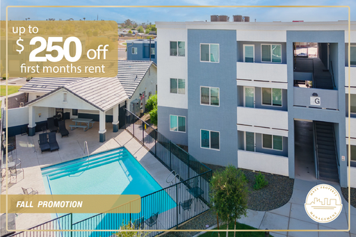 Receive up to $250 off your first month's rent! | Luxurious First-Floor 2-Bed, 2-Bath Apartments with Stunning Views in Surprise – Now Leasing!