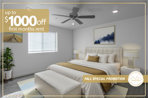 $1000 Off Your First Month's Rent! Gorgeous 2-Bed, 2-Bath Apartment in Payson. Great Location! 3rd Floor