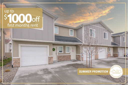 Up To $1000 Off First Month. Gorgeous 2-Story Townhomes in Colony Farms in Magna. Luxurious Amenities. Now Leasing!