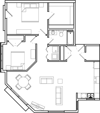 Comfortable 2-Bedroom, 1-Bathroom Apartment with Efficient Floor Plan, Smart-Home Features, Attached Garage, and Easy Freeway Access at The Flats at Laguna Farms in North Nampa