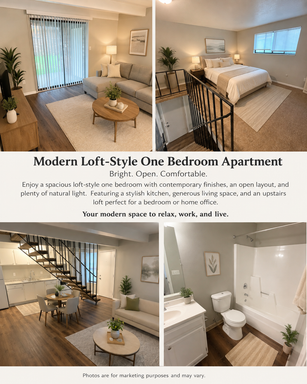 Spacious 1 Bedroom Townhome