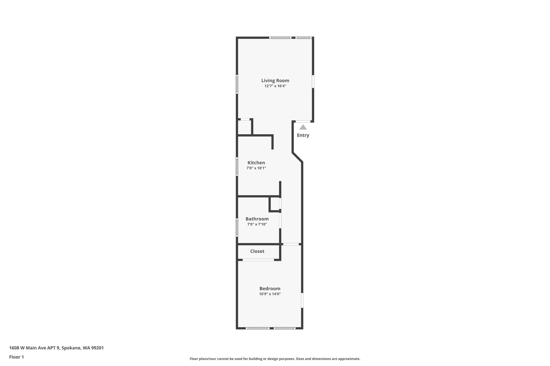 Spokane Apartment: 1608 W. Main Avenue