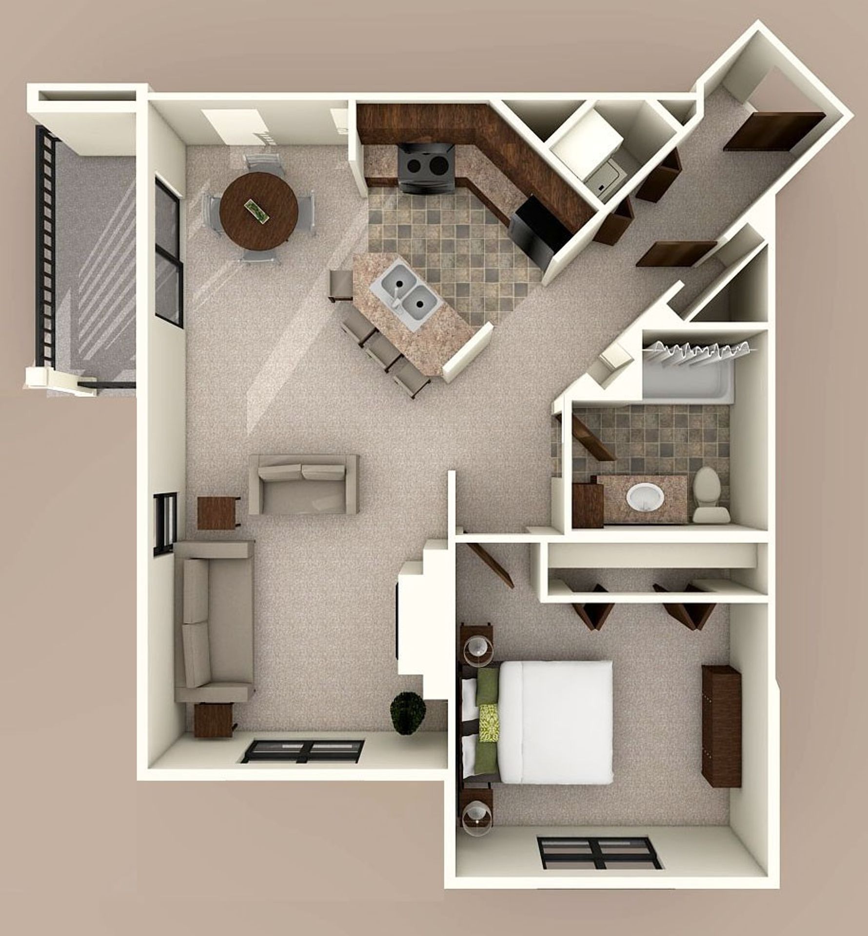 Middleton Apartment: 1080 N. Pleasant View Road