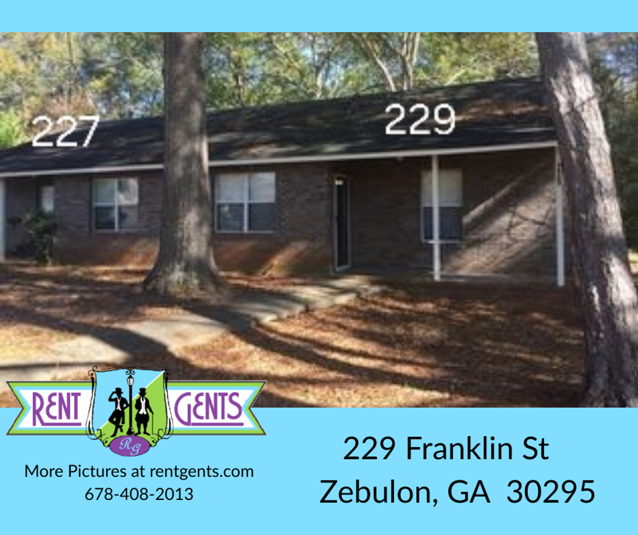 2 bedroom/1 bath duplex in Pike Co