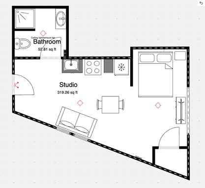 Newly Remodeled Studio Apartment