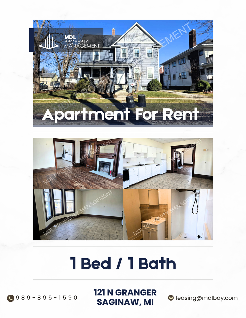 Saginaw Apartment: 121 North Granger Street