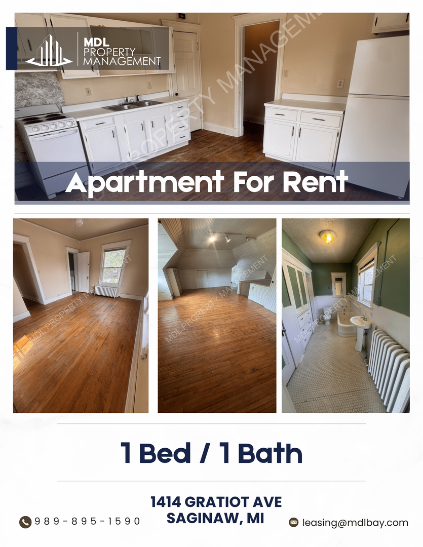 Saginaw Apartment: 1414 Gratiot St