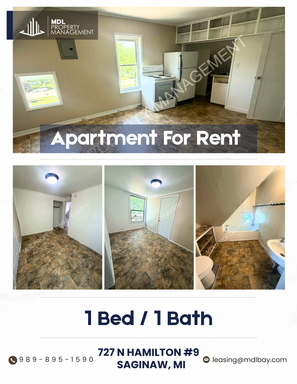 1 Bed / 1 Bath Apartment in Saginaw