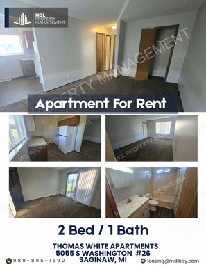 2-Bedroom apartment in Saginaw — Thomas White Apartments — FIRST FULL MONTH FREE! – photo 1