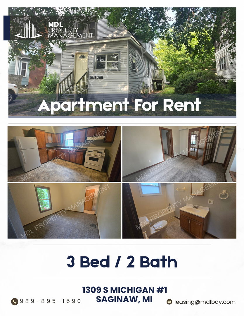 Saginaw Apartment: 1309 S Michigan Ave