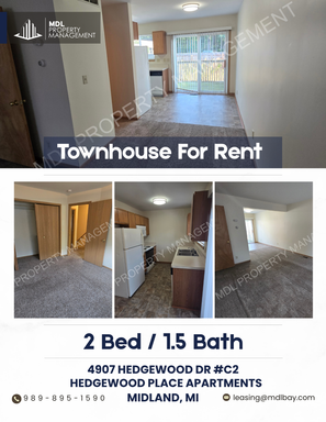 2 Bedroom 1.5 Bathroom Townhome in Midland