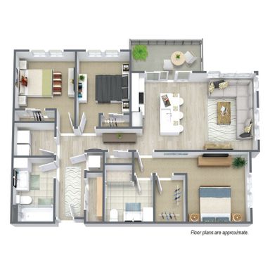 Luxury Three bedrooms with amazing views and amenities galore!