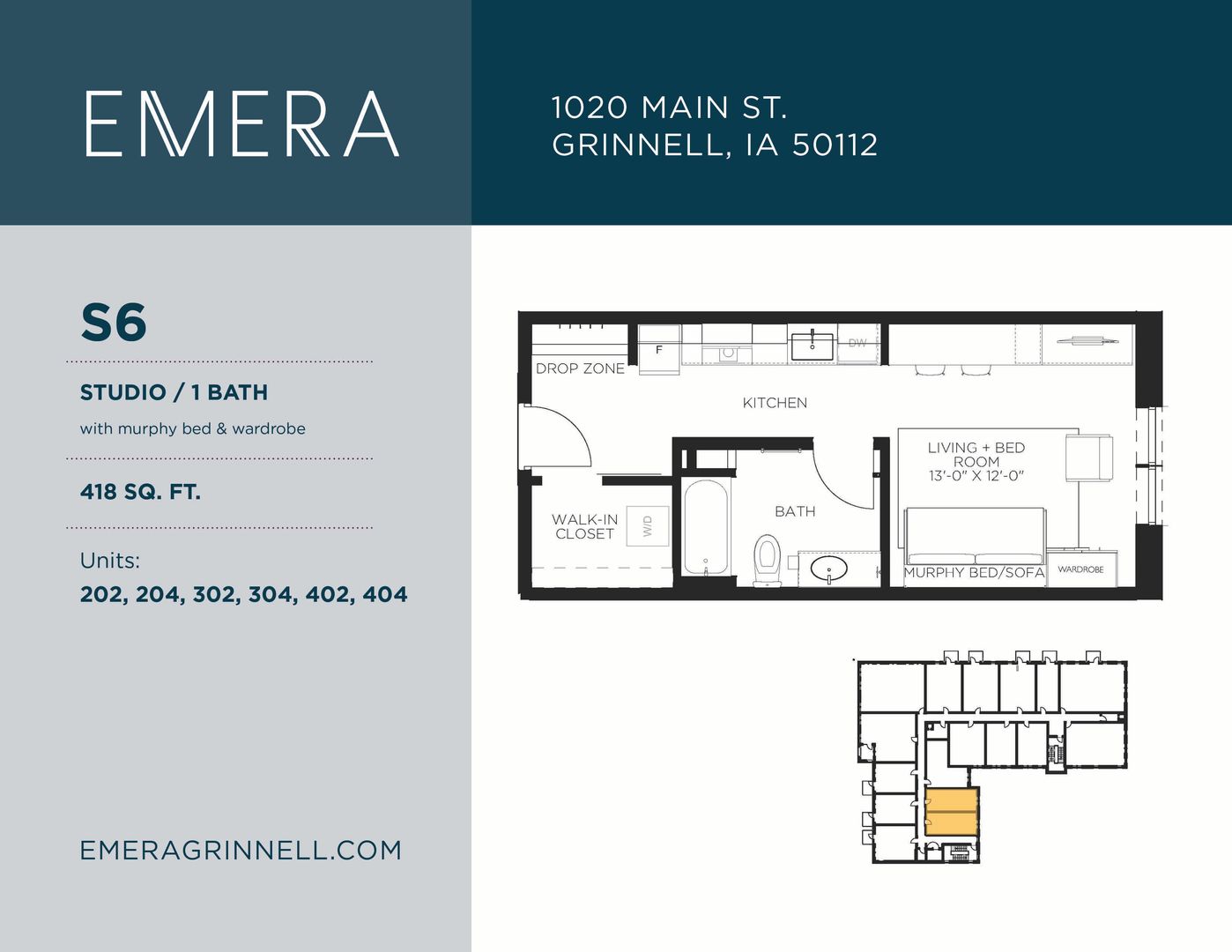 Grinnell Apartment: 1020 Main Street
