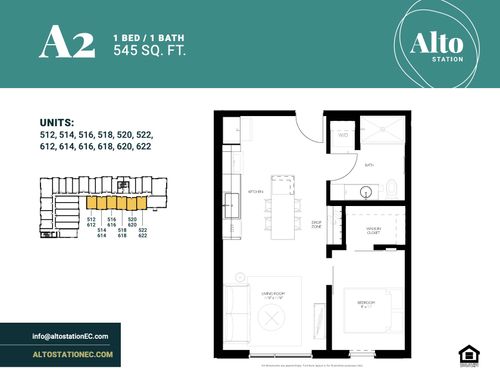 A2-1Bed/1Bath Income Restricted 80% – photo 1