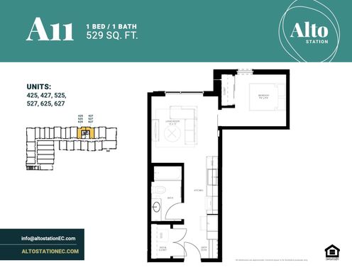 A11-1Bed/1Bath Income Restricted 120% – photo 1