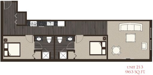 511 N. Cherry Street - 213 – photo 1