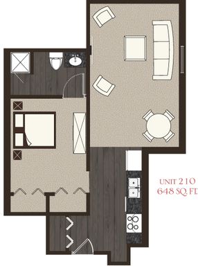 511 N. Cherry Street - 210 – photo 1