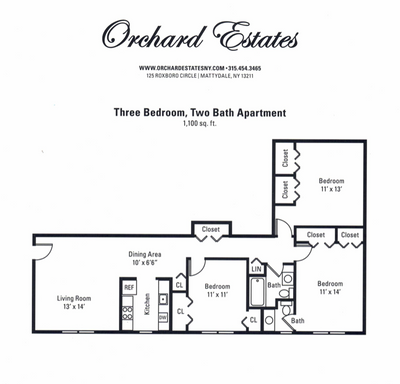 3 Bed 1.5 Bath Rental at 122 Roxboro Circle, Apt 1, Mattydale, NY – photo 1