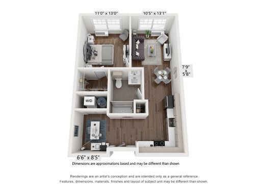 One Bedroom, One Bathroom – photo 1
