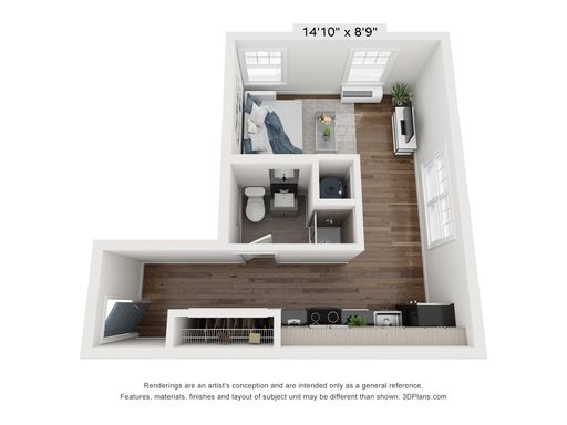 100 S Wood Ave, Unit 434