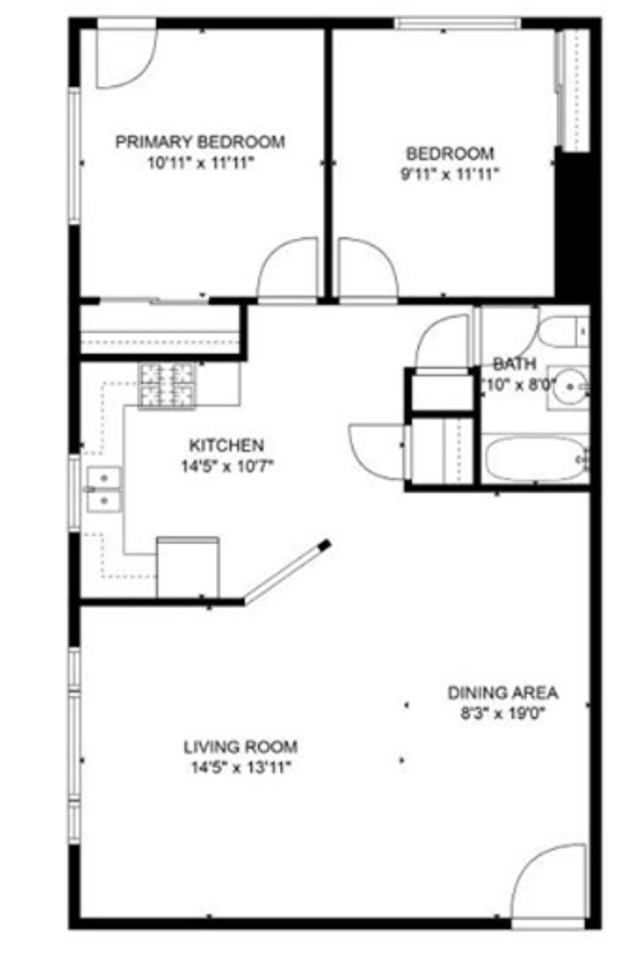 Des Plaines Apartment: 640-650 Colonial Ln