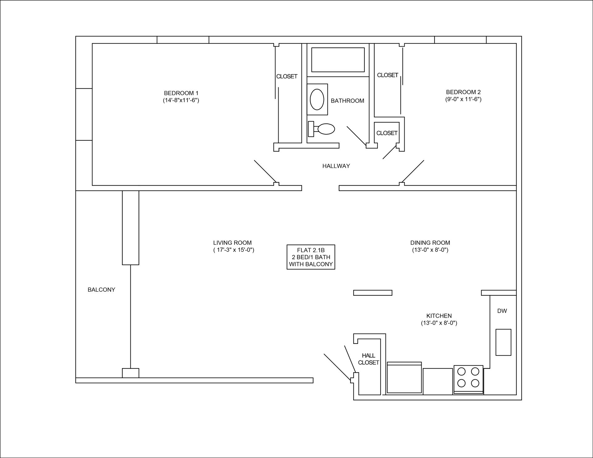 Waukegan Apartment: 1405 North Ave