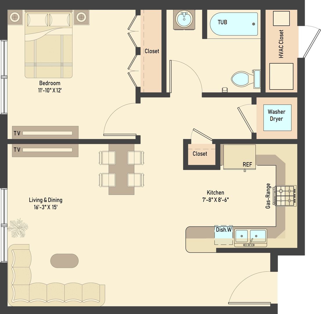 Elizabeth Apartment: 321 South Broad Street