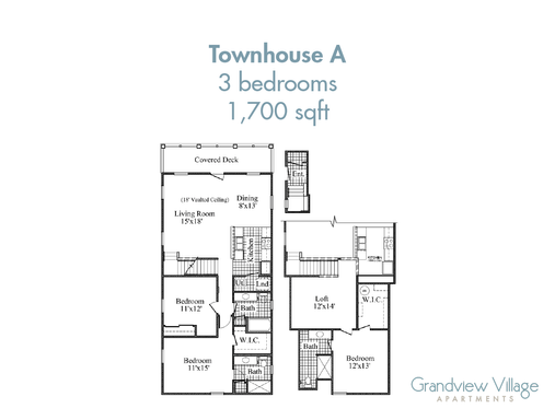 Three Bedroom, Three Bathroom Loft-A – photo 1