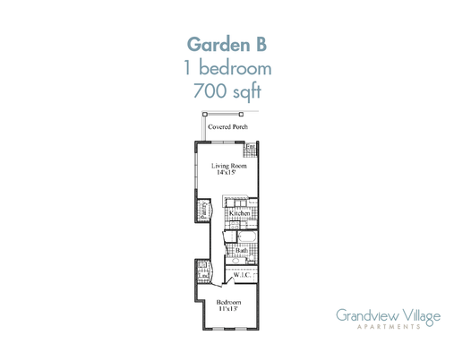 One Bed, One Bath Garden-B – photo 1