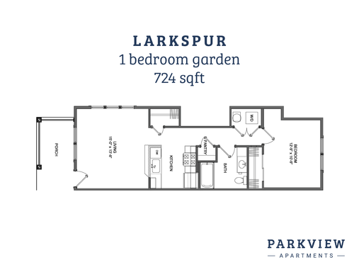 Larkspur | 1 Bedroom, 1 Bath Garden Apartment – photo 1