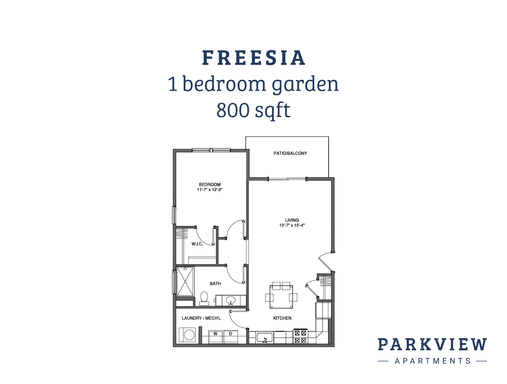 Freesia | 1 Bedroom, 1 Bath – photo 1