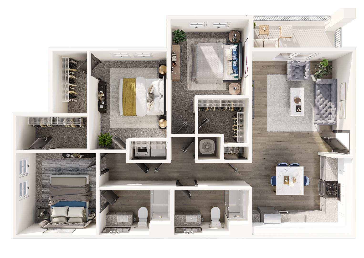 Akron Apartment: 1000 Spring Hill Drive